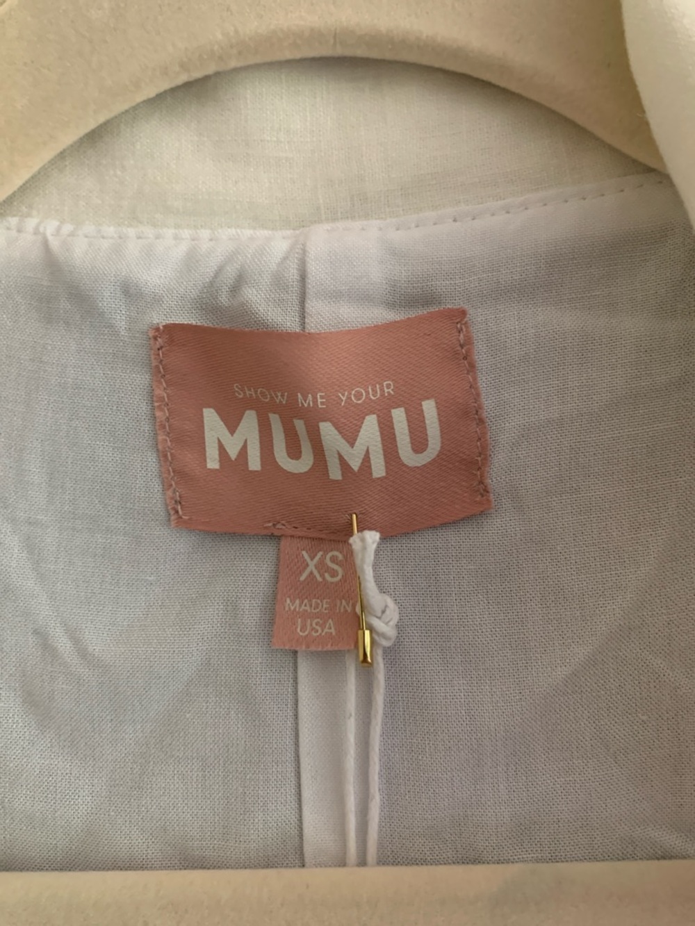 SHOW ME YOUR MUMU Colby Vest Top in Navy and White - Size: XS - Picture 6 of 6